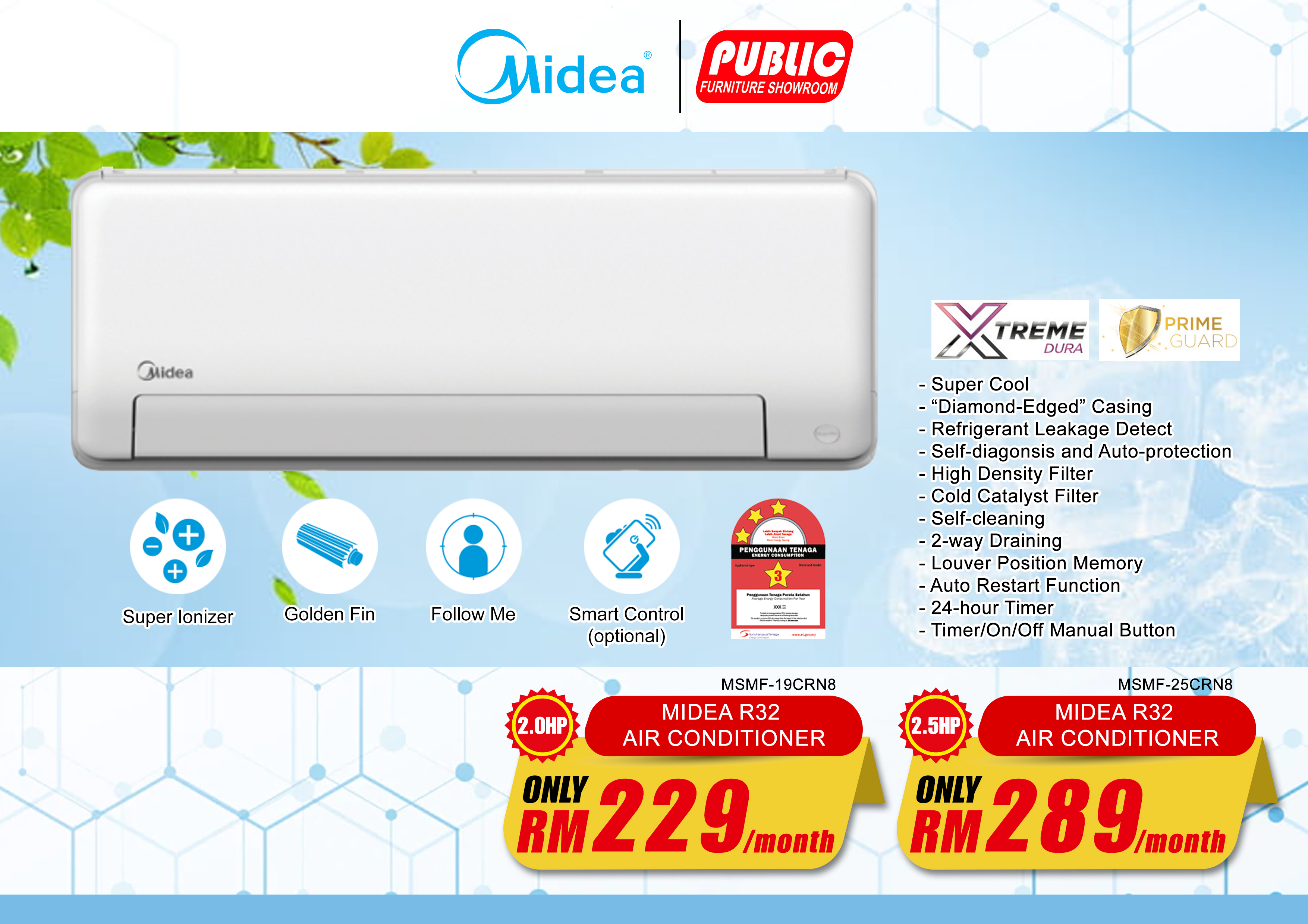 MIDEA R32 AIR CONDITIONER